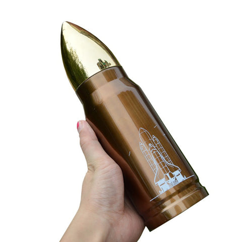 Image of Stainless Steel Shell Shaped Travel Mug