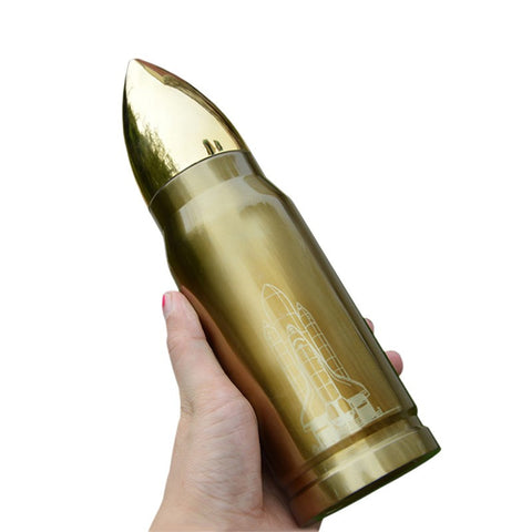 Image of Stainless Steel Shell Shaped Travel Mug