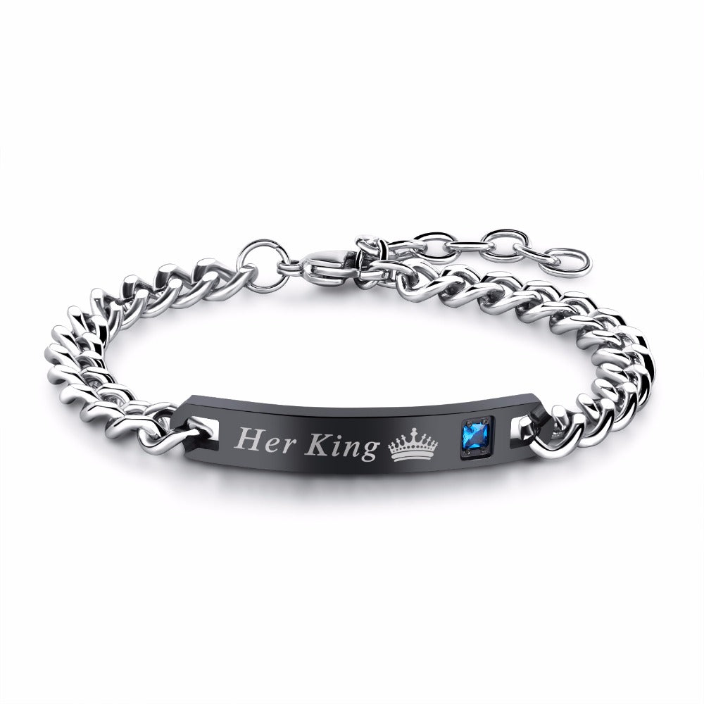 King and Queen Charm Bracelets