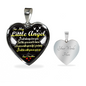 To My Little Angel - Heart Necklace