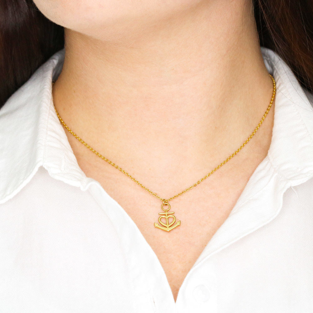 To My Wife - Anchor Necklace