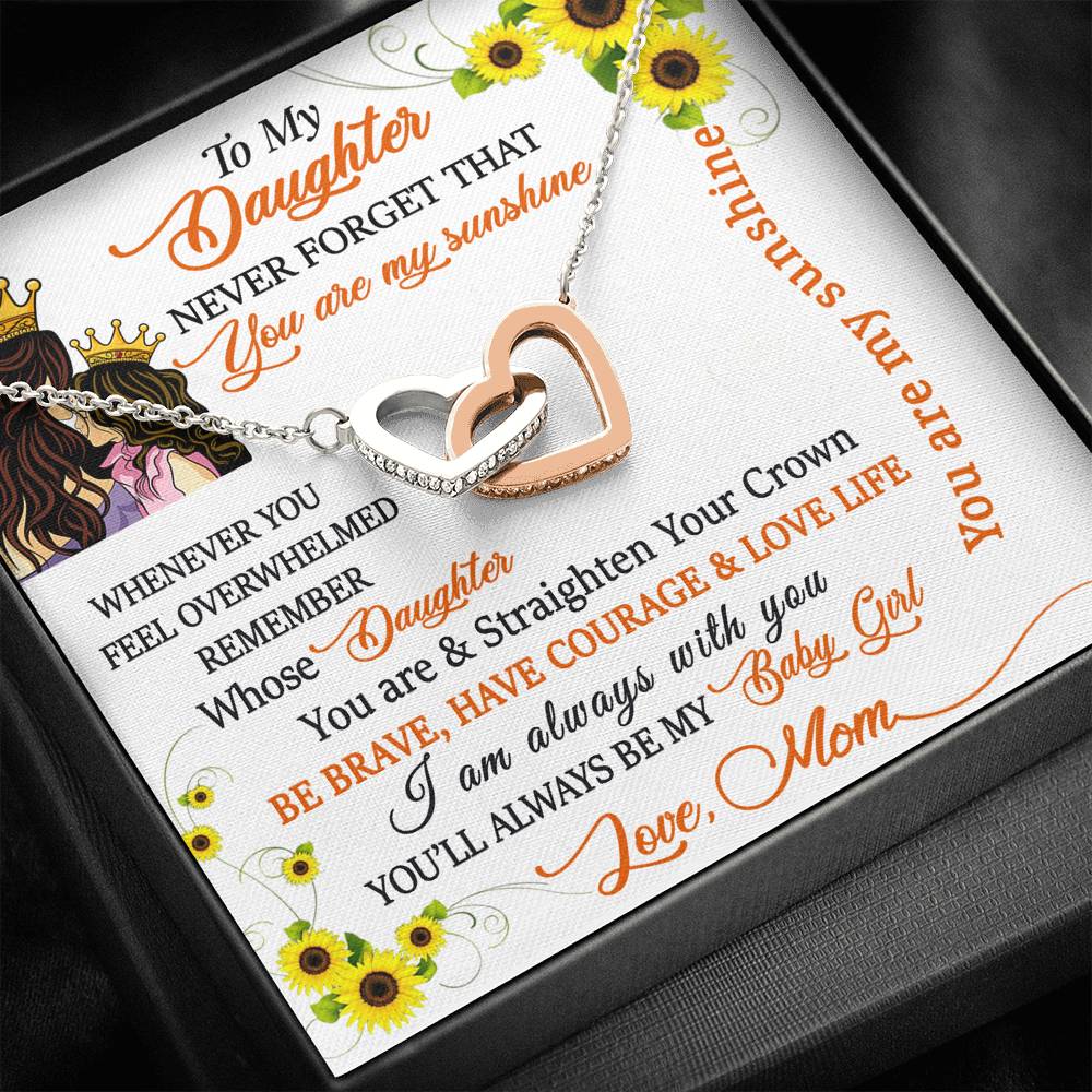 Straighten Your Crown - Interlocking Hearts Necklace