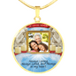 Always In My Heart Circle Necklace - Old