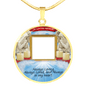 Always In My Heart Circle Necklace - Old